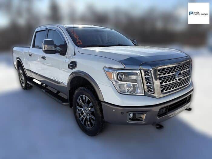 Nissan Titan XD Platine Réserve diesel CREW CAB 4x4 BLUETOOTH CUIR – Image 4