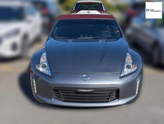 Nissan 370Z Roadster Tourisme sport toit bordeaux BLUETOOTH – Image 4