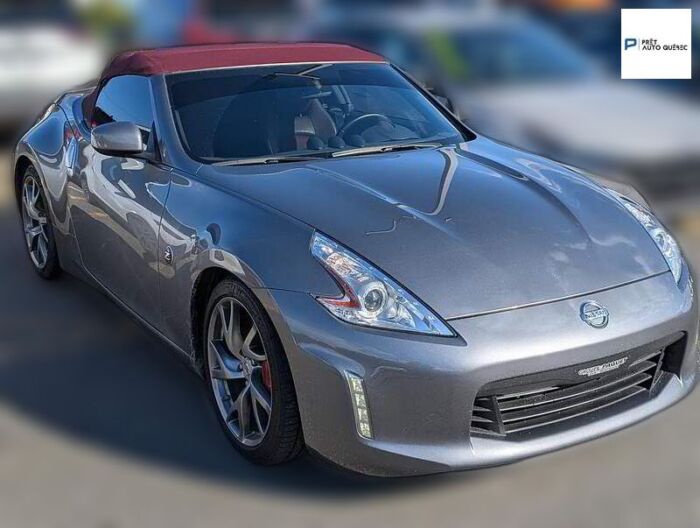 Nissan 370Z Roadster Tourisme sport toit bordeaux BLUETOOTH – Image 6
