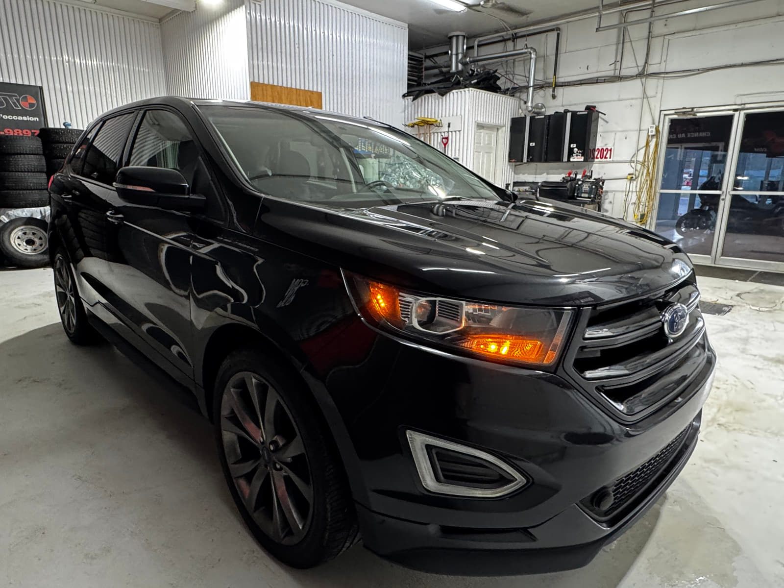 2017 Ford Edge Sport AWD CUIR/SUÈDE JANTE 21" – Image 3