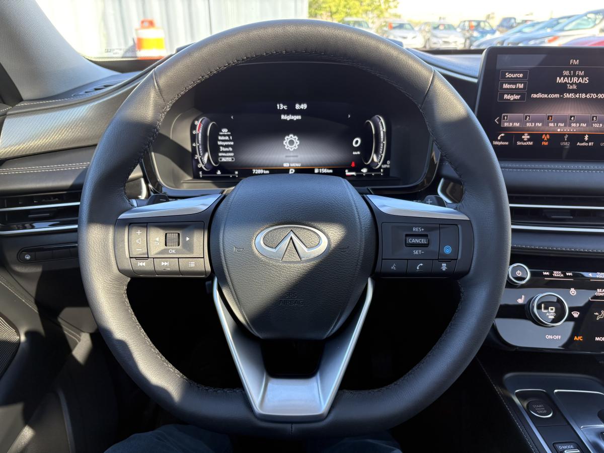 Infiniti QX60 2025 LUXE TI BLUETOOTH CAMÉRAS 360 CUIR GPS TOIT BAS KILOMÉTRAGE – Image 21