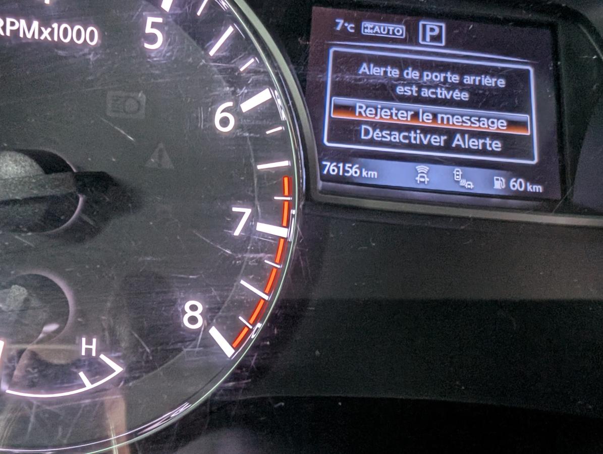 Nissan Pathfinder 2020 SL ROCK CREEK 4x4 BLUETOOTH CUIR TOIT GPS CAMÉRAS 360 7 PASSAGERS BAS KILOMÉTRAGE – Image 15
