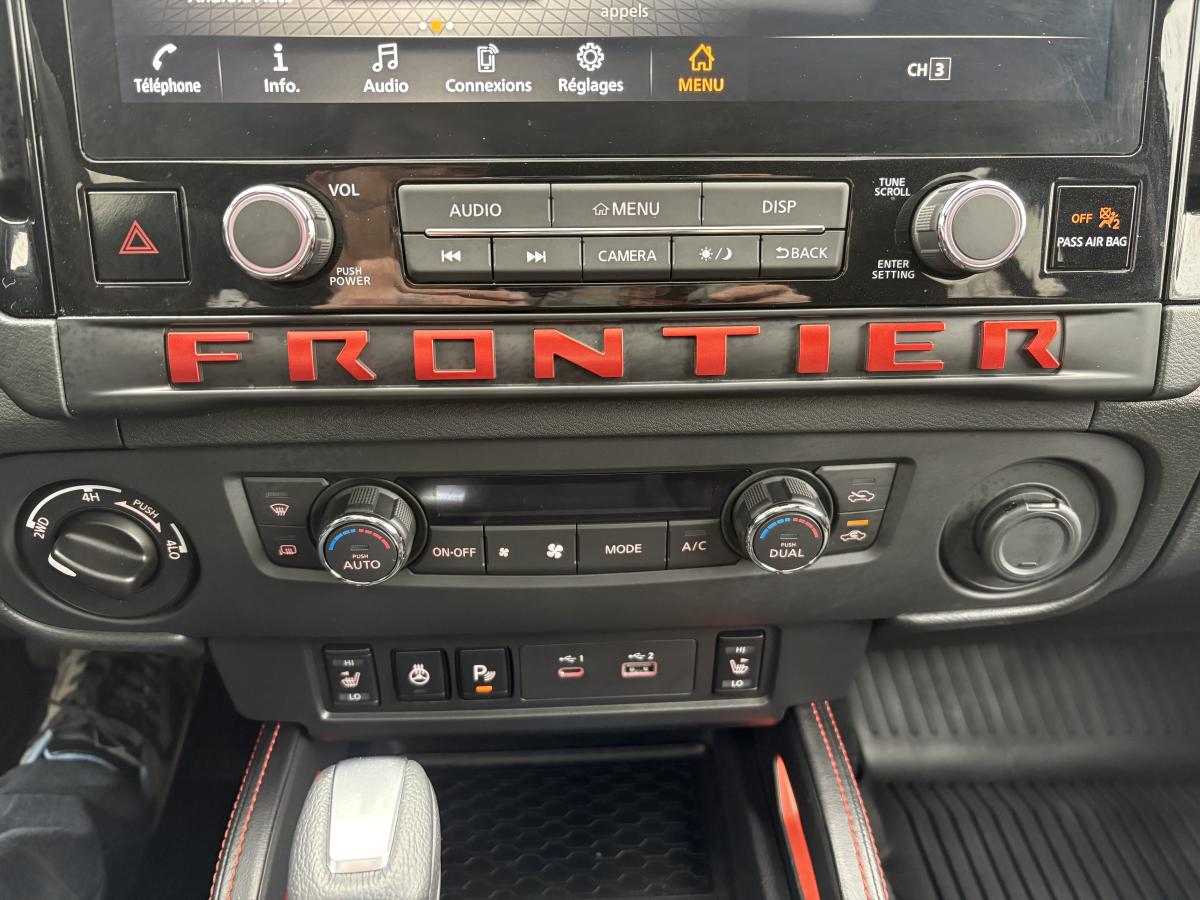 Nissan Frontier 2025 PRO-4X CREW CAB 4x4 BLUETOOTH CAMÉRAS 360 TOIT SIÈGES AVANT ET VOLANT CHAUFFANT BAS KILOMÉTRAGE – Image 19