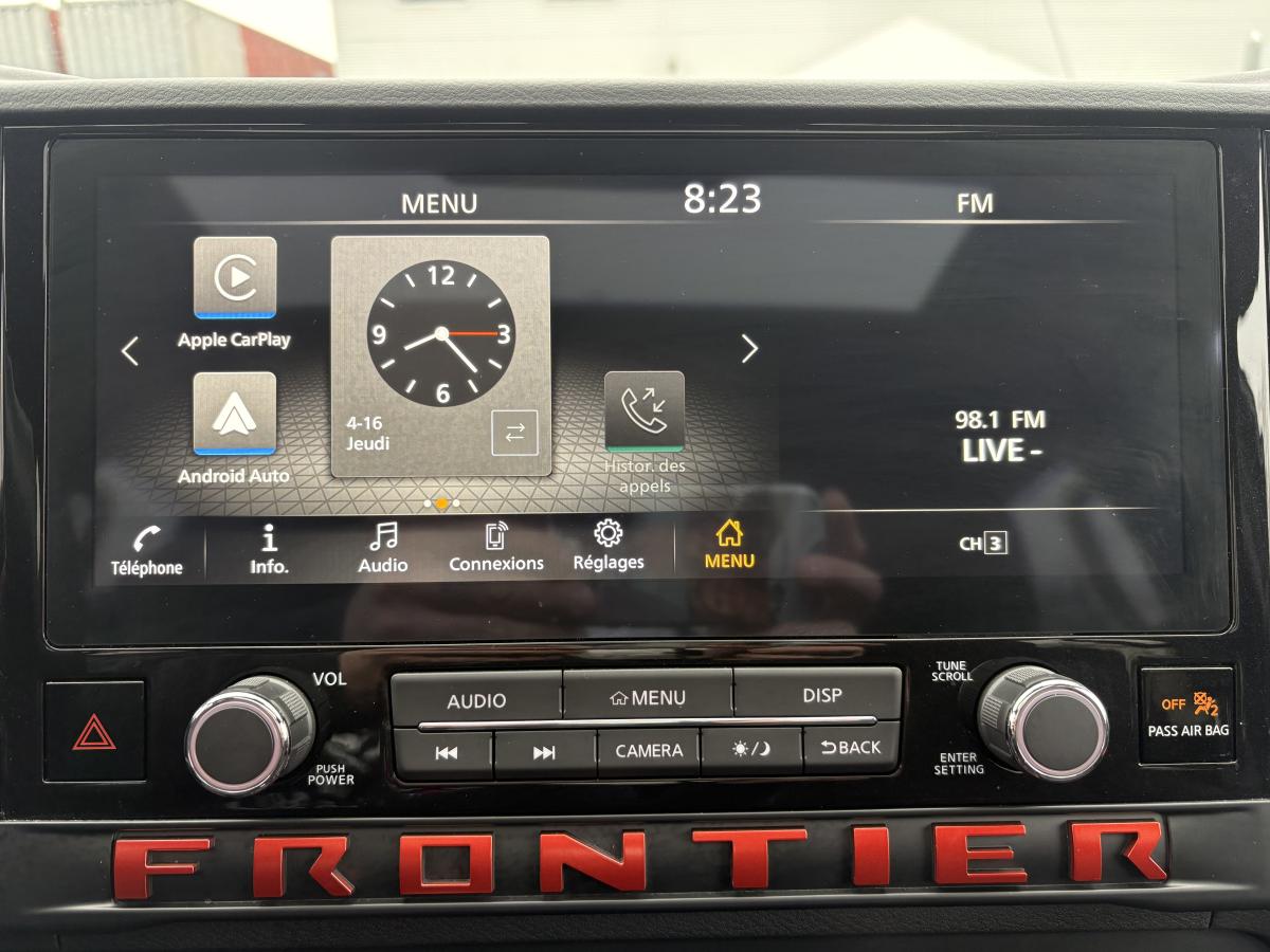 Nissan Frontier 2025 PRO-4X CREW CAB 4x4 BLUETOOTH CAMÉRAS 360 TOIT SIÈGES AVANT ET VOLANT CHAUFFANT BAS KILOMÉTRAGE – Image 36