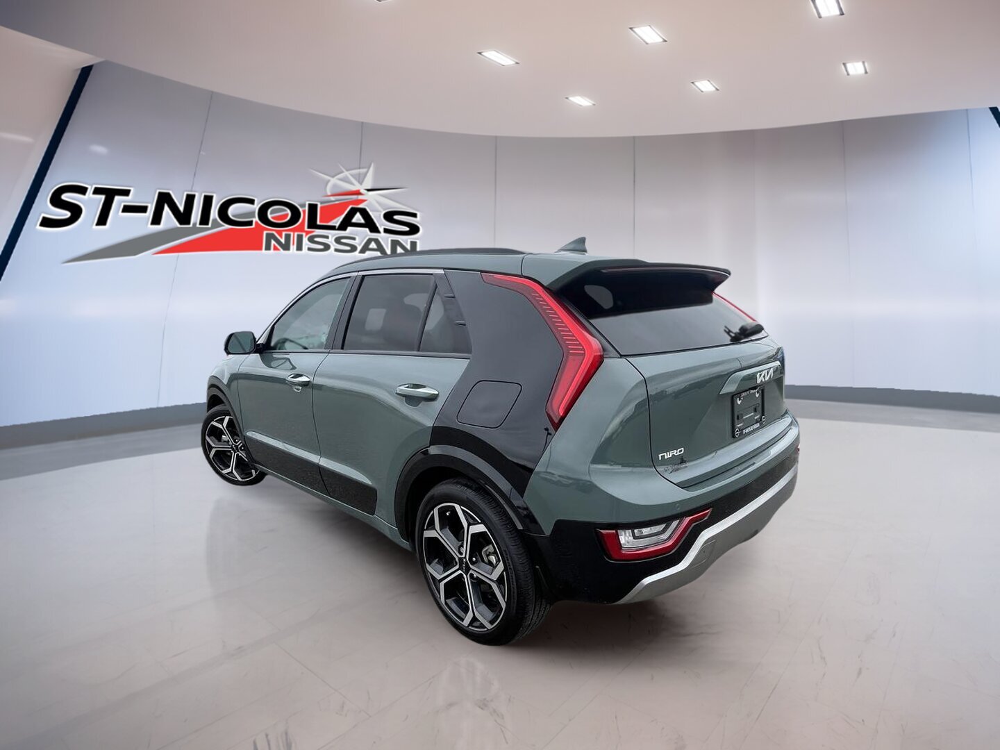 Kia Niro HEV 2025 SX Vert paysage urbain/Noir Aurora nacré TA – Image 3