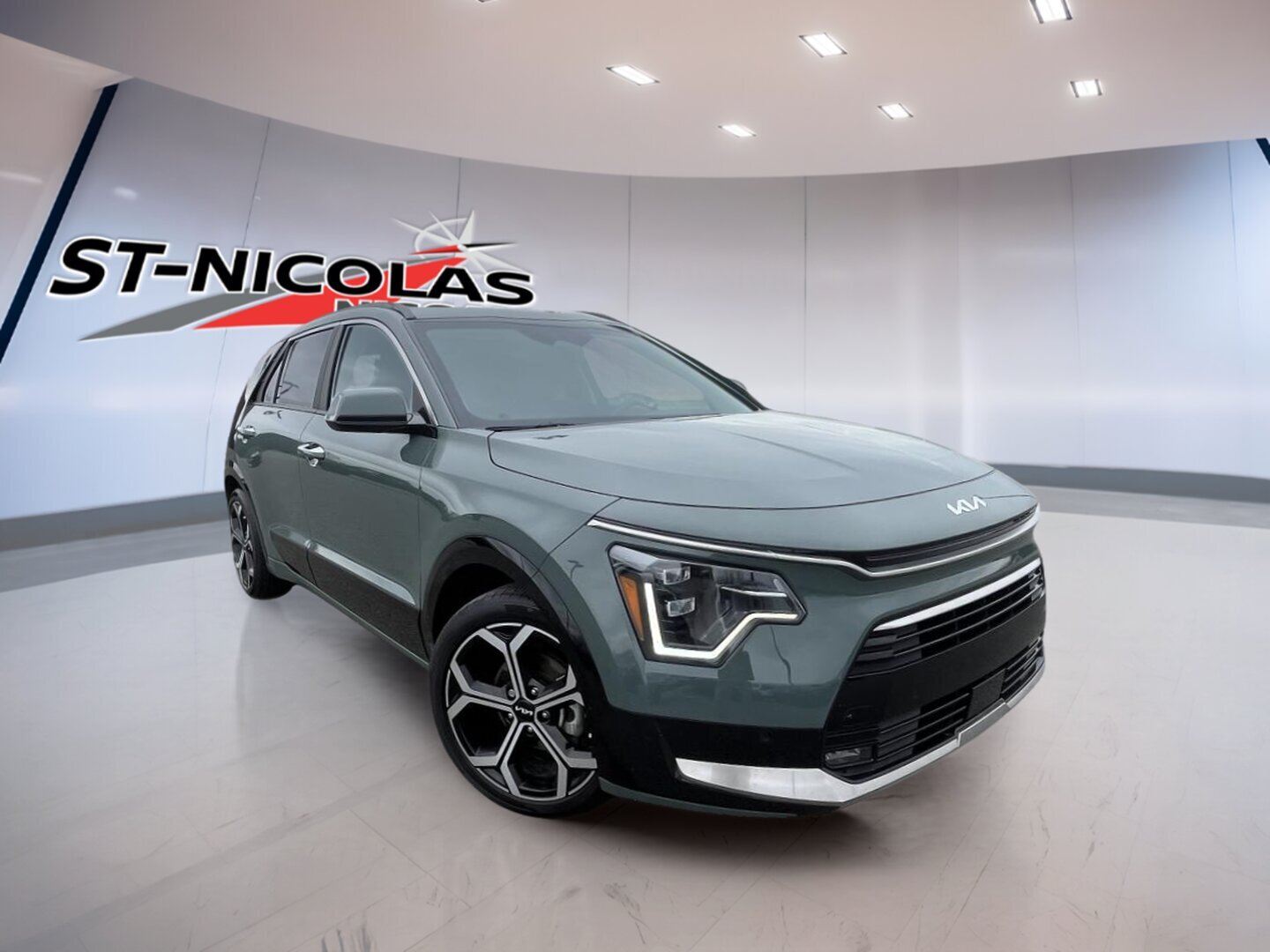 Kia Niro HEV 2025 SX Vert paysage urbain/Noir Aurora nacré TA – Image 6
