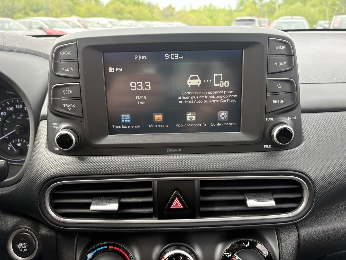 Hyundai Kona 2021 Preferred TA BLUETOOTH CAMÉRA BAS KILOMÉTRAGE SIÈGES CHAUFFANT AVANT – Image 16