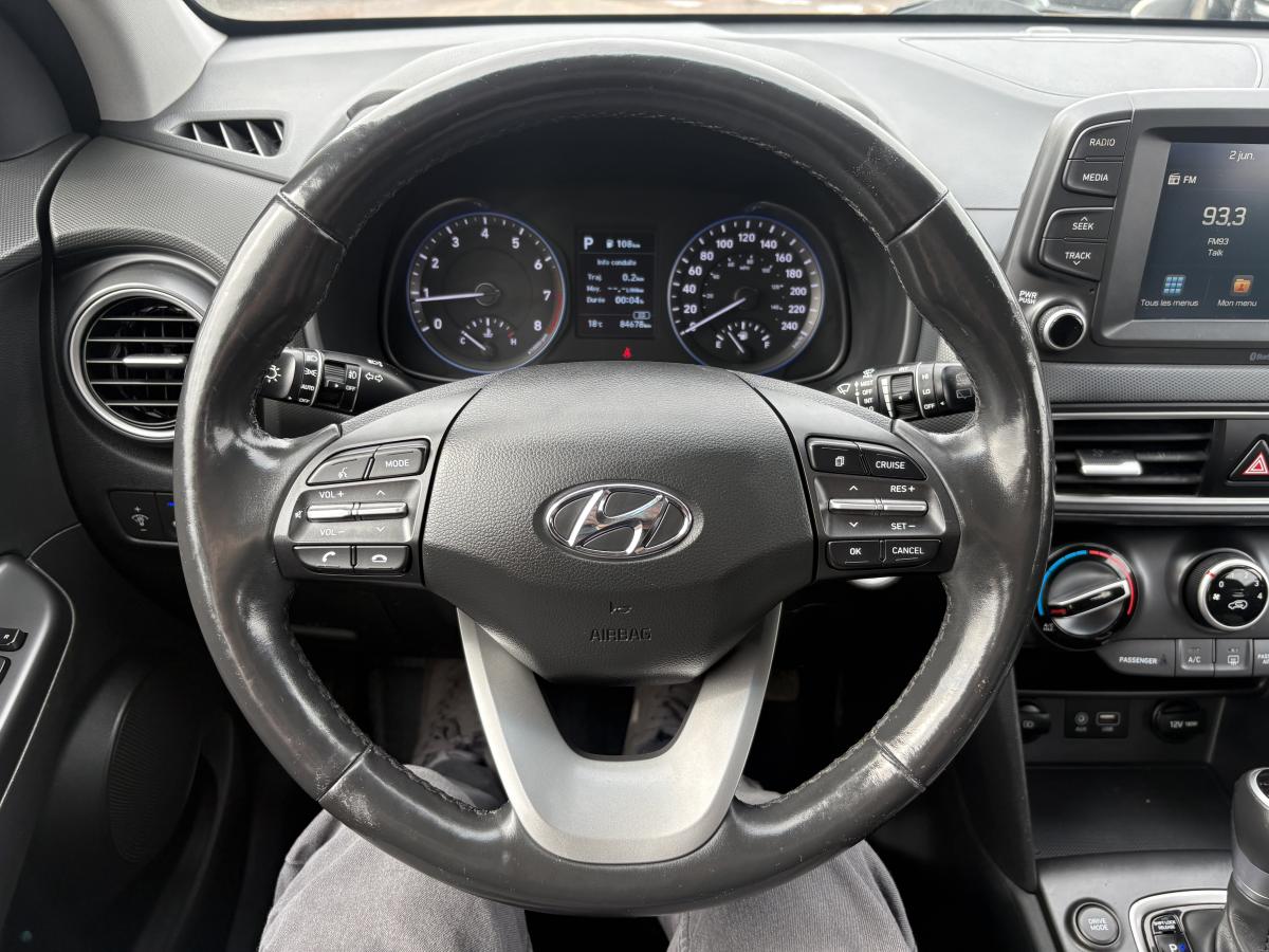 Hyundai Kona 2021 Preferred TA BLUETOOTH CAMÉRA BAS KILOMÉTRAGE SIÈGES CHAUFFANT AVANT – Image 22