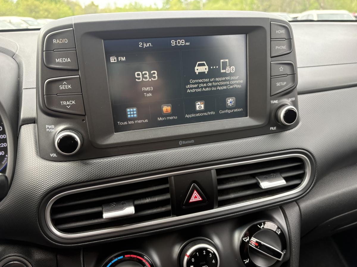 Hyundai Kona 2021 Preferred TA BLUETOOTH CAMÉRA BAS KILOMÉTRAGE SIÈGES CHAUFFANT AVANT – Image 25